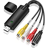 Los mejores  - Tarjeta de captura de vídeo- captura de tarjeta USB- el sensor de vídeo convierte Hi8 VHS- convertidor de archivo…